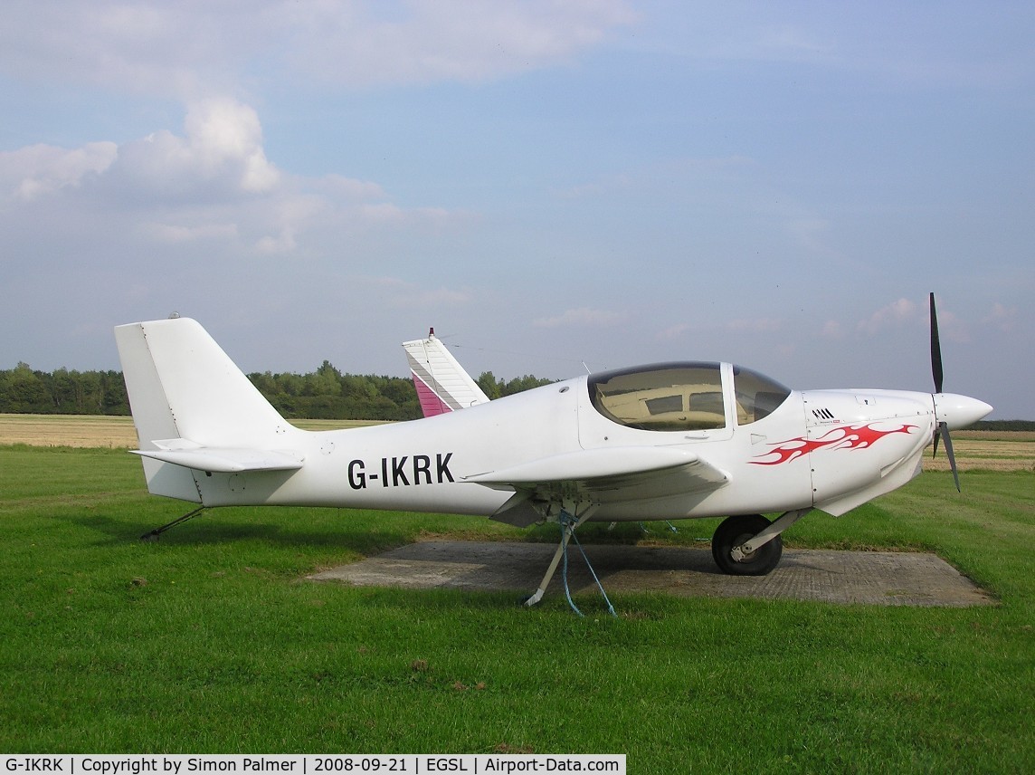 G-IKRK, 2002 Europa XS Monowheel C/N PFA 247-12903, Europa at Andrewsfield airfield in Essex
