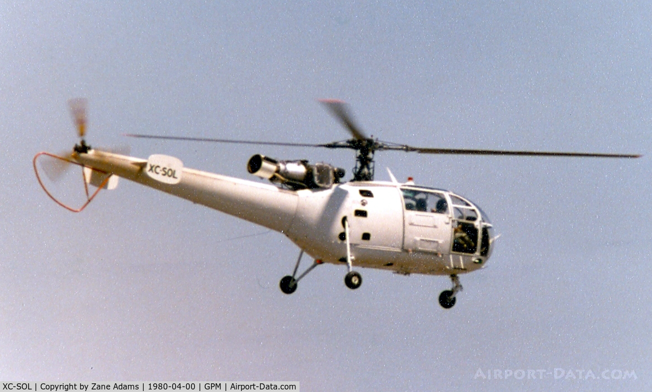 XC-SOL, Aerospatiale SA-319 Alouette III C/N Not found XC-SOL, At Grand Prairie Municipal