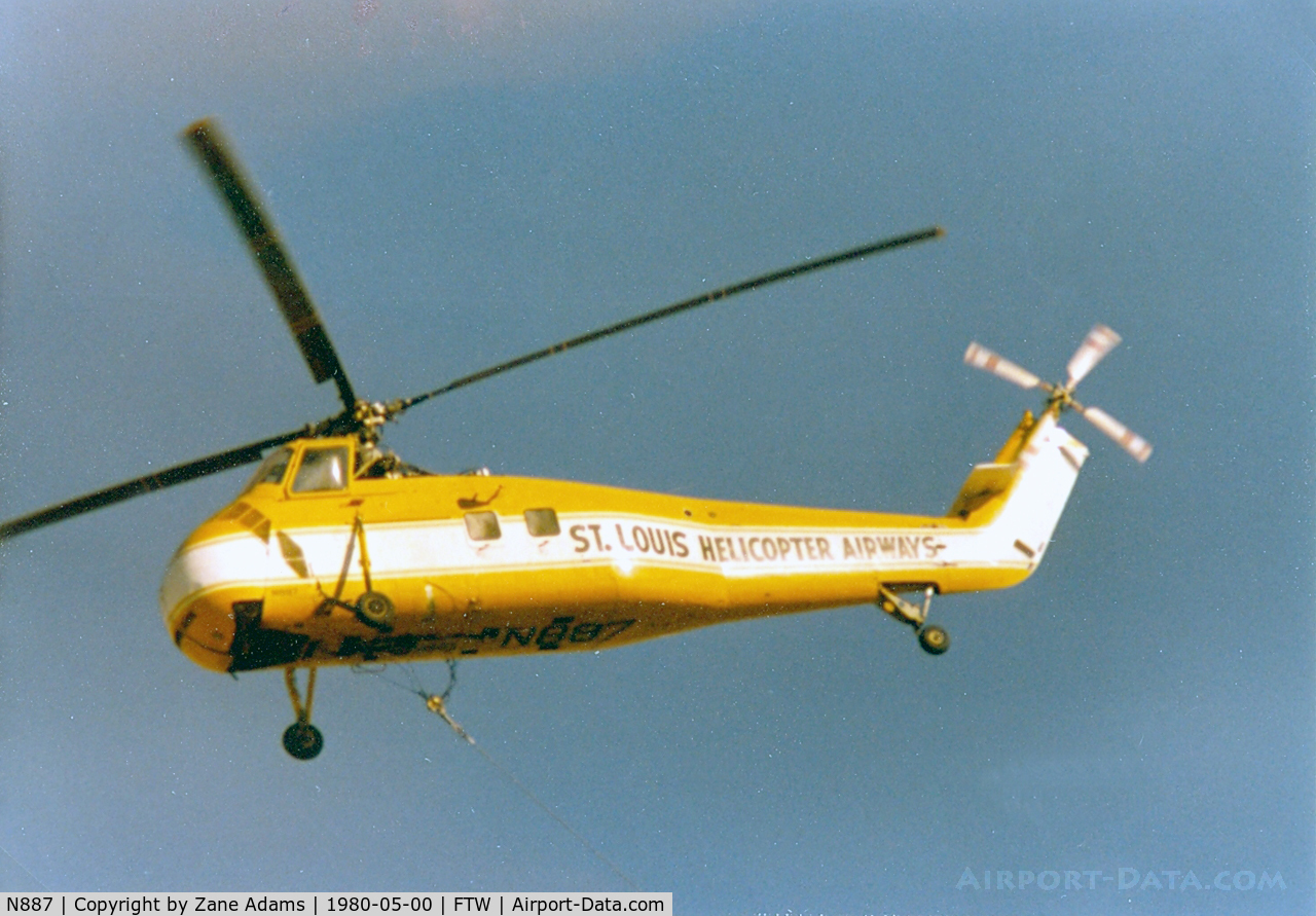 N887, 1957 Sikorsky S-58B C/N 58482, St Louis Airways at Meacham Field