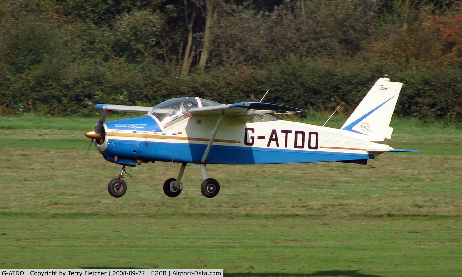 G-ATDO, 1965 Bolkow Bo-208C Junior C/N 576, Bolkow BO208C at Barton