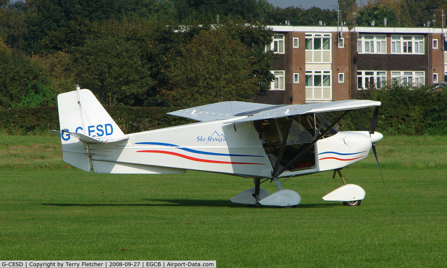 G-CESD, 2007 Best Off Skyranger Swift 912S(1) C/N BMAA/HB/535, Skyranger Swift 912 photographed at Manchester Barton Open Day in Sept 2008