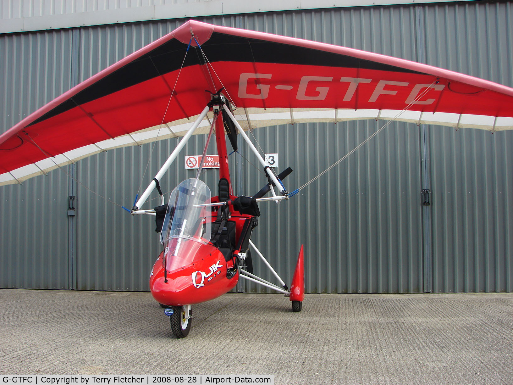 G-GTFC, 2006 P&M Aviation Pegasus Quik C/N 8184, Pegasus Quik at a quiet Cambridgeshire  airfield