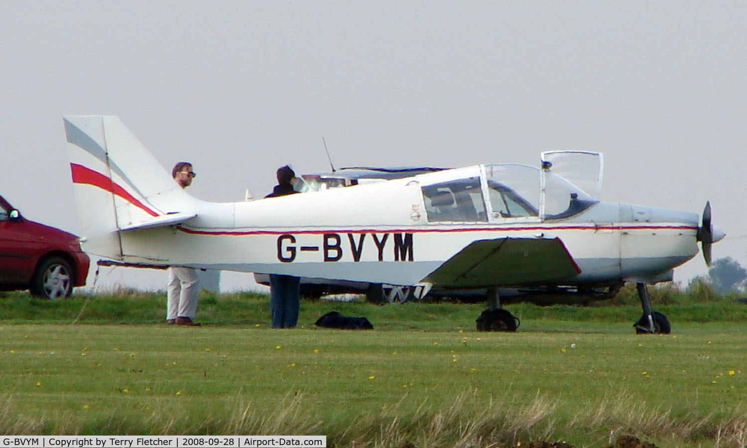 G-BVYM, 1972 Robin DR-300-180R C/N 656, Robin at Grandsen Lodge Gliding Centre