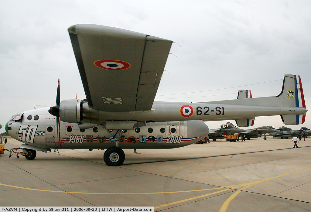 F-AZVM, 1956 Nord N-2501F Noratlas C/N 105, With special markings during Navy Open Day 2006