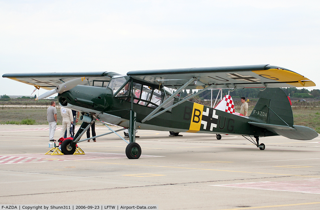F-AZDA, Morane-Saulnier MS-500 Criquet C/N 226, On display before his show on Navy Open Day 2006