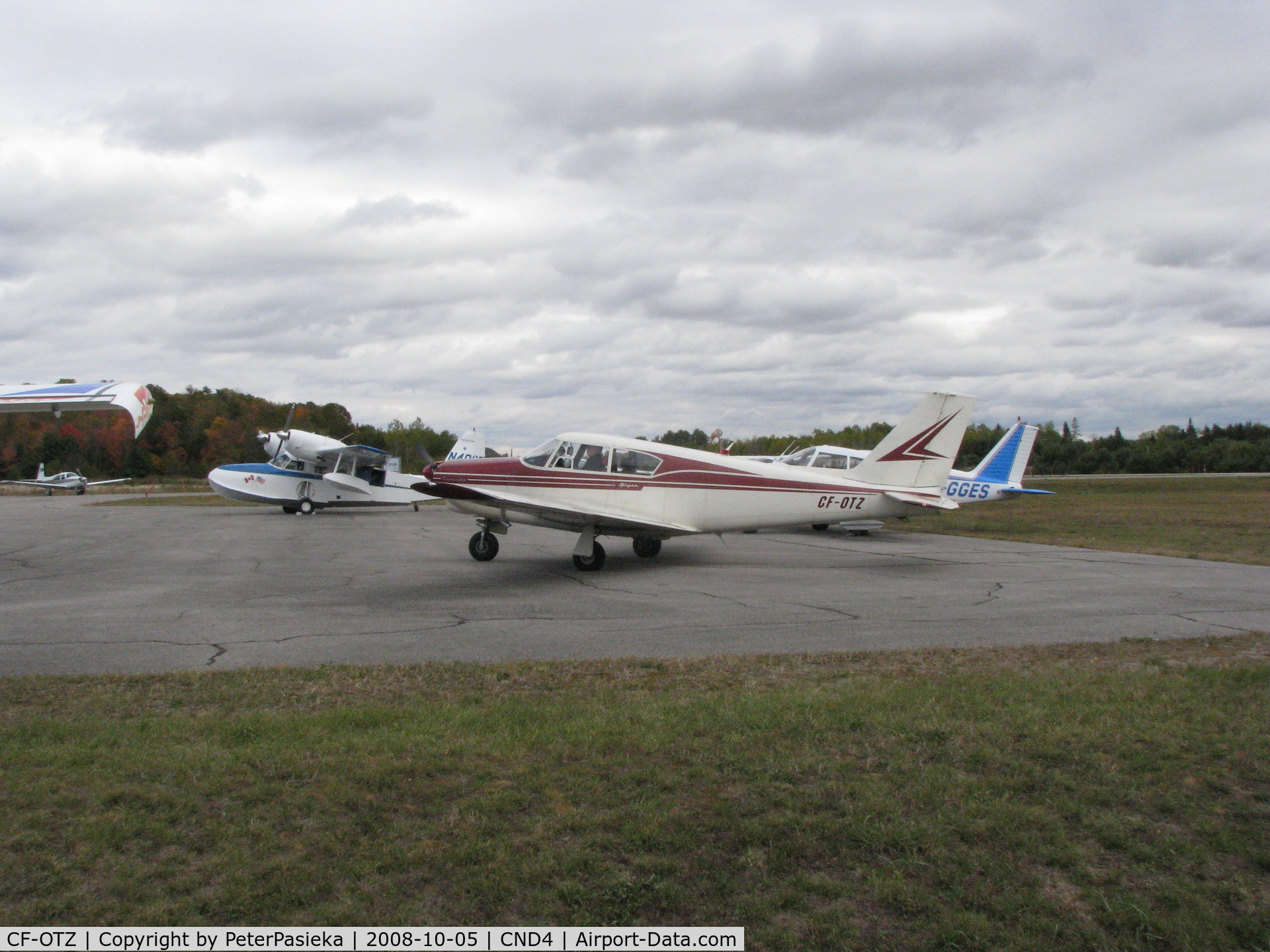 CF-OTZ, 1962 Piper PA-24-180 Comanche Comanche C/N 24-3365, @ Haliburton/Stanhope Muni Airport, Ontario Canada. Fall Colours Fly-in 2008