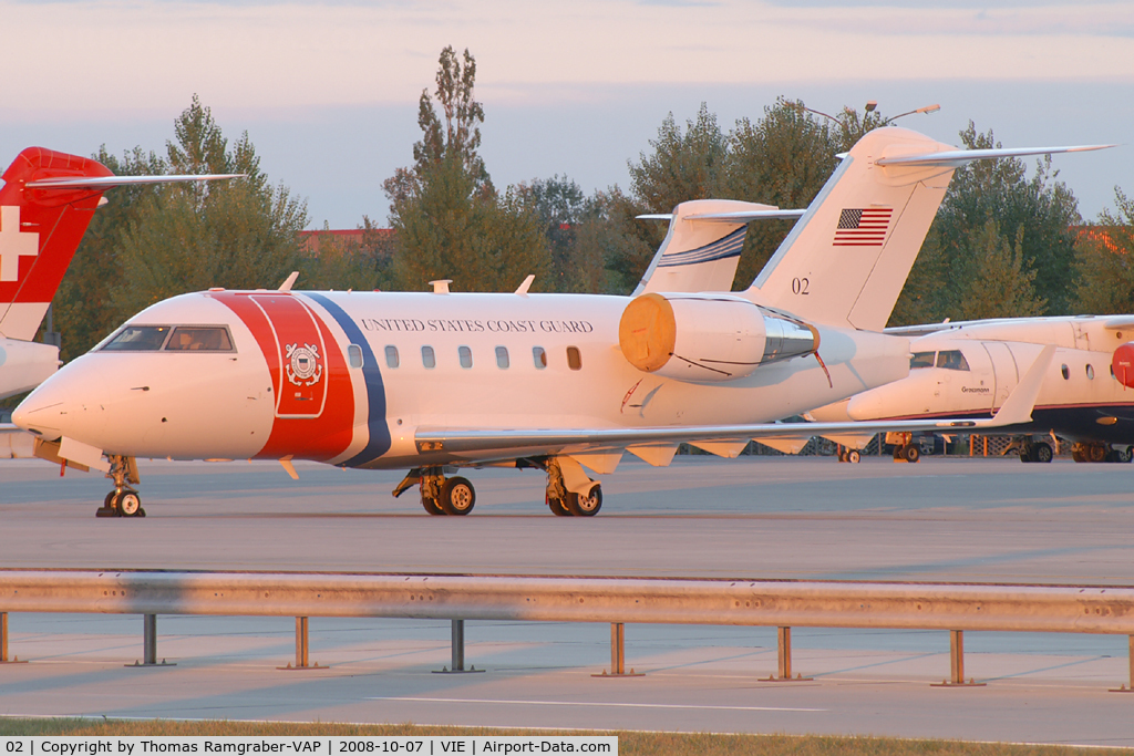 02, 2005 Bombardier C-143A Challenger (604/CL-600-2B16) C/N 5427, United States - Coast Guard Canadair CL600 Challenger