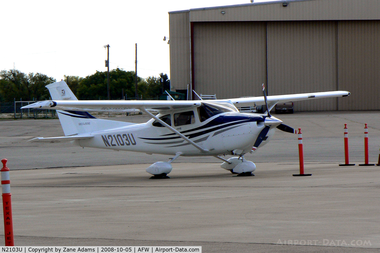 N2103U, 2005 Cessna 182T Skylane C/N 18281660, At Alliance - Fort Worth