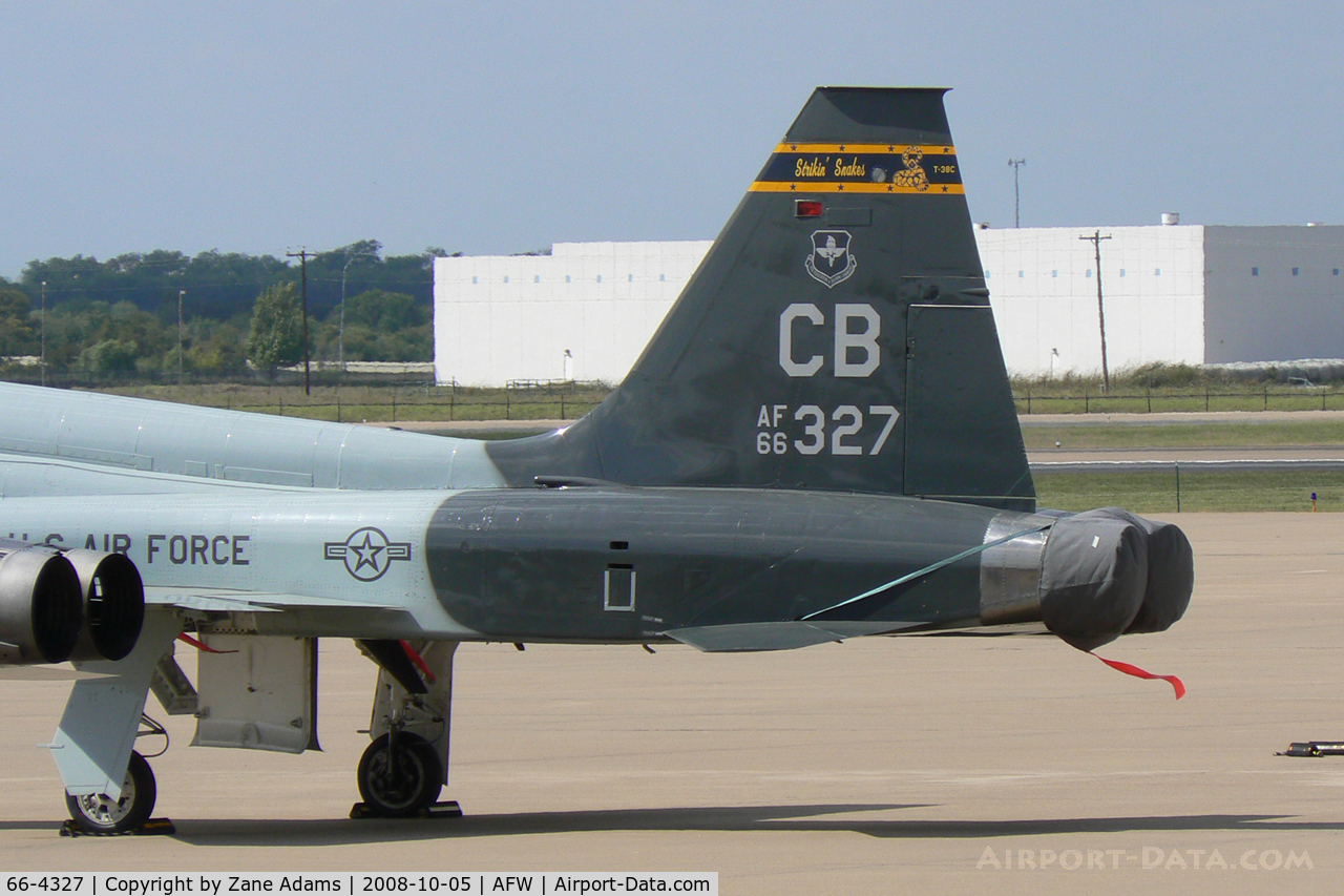 66-4327, 1966 Northrop T-38C Talon C/N N.5902, At Alliance - Fort Worth