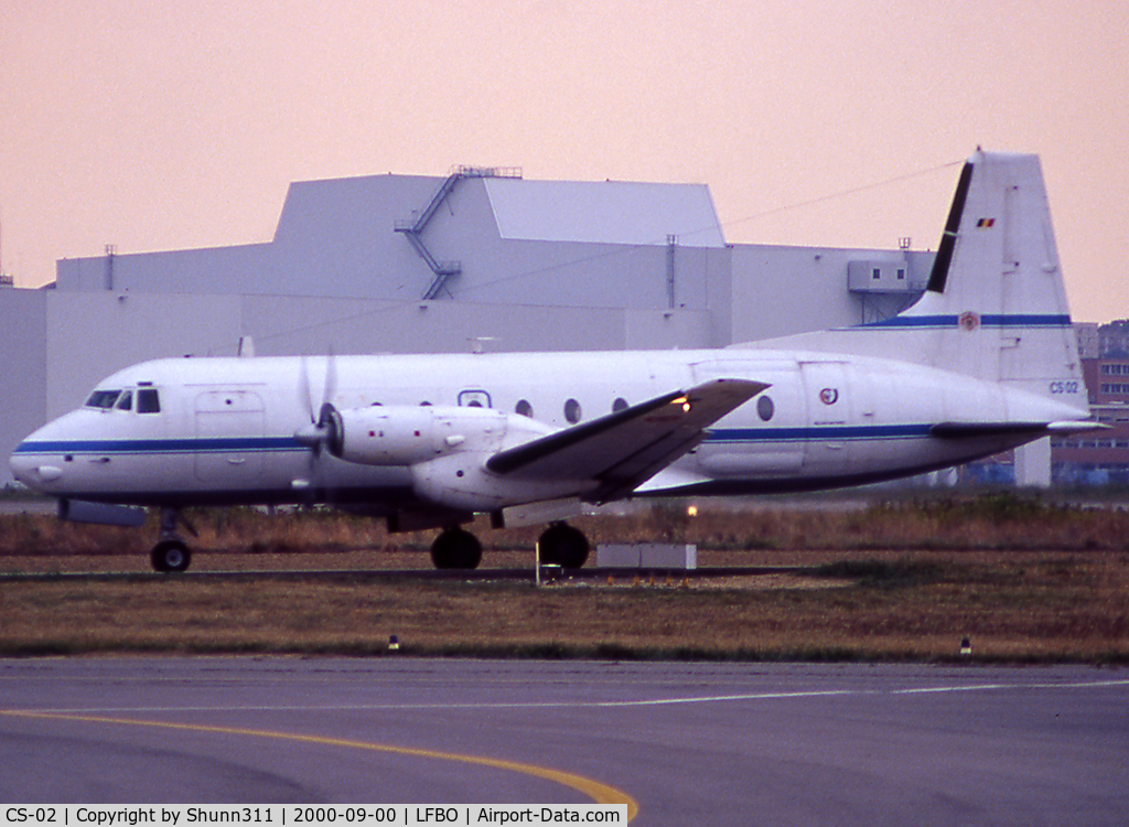 CS-02, 1976 Hawker Siddeley HS.748 Series 2A C/N 1742, Rolling holding point rwy 32R for departure...