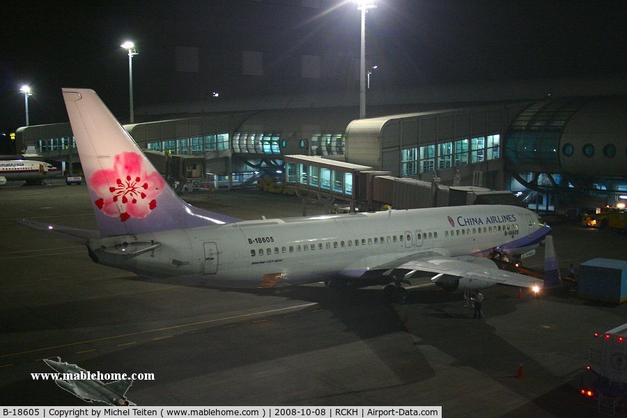 B-18605, Boeing 737-809 C/N 28404, China Airlines CI198 bound to Taipei
