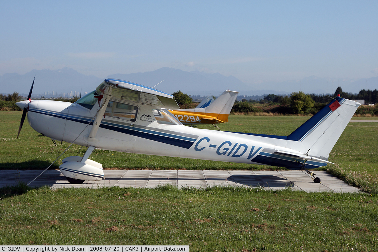 C-GIDV, 1976 Cessna A150M Aerobat C/N A1500681, Delta Airpark BC