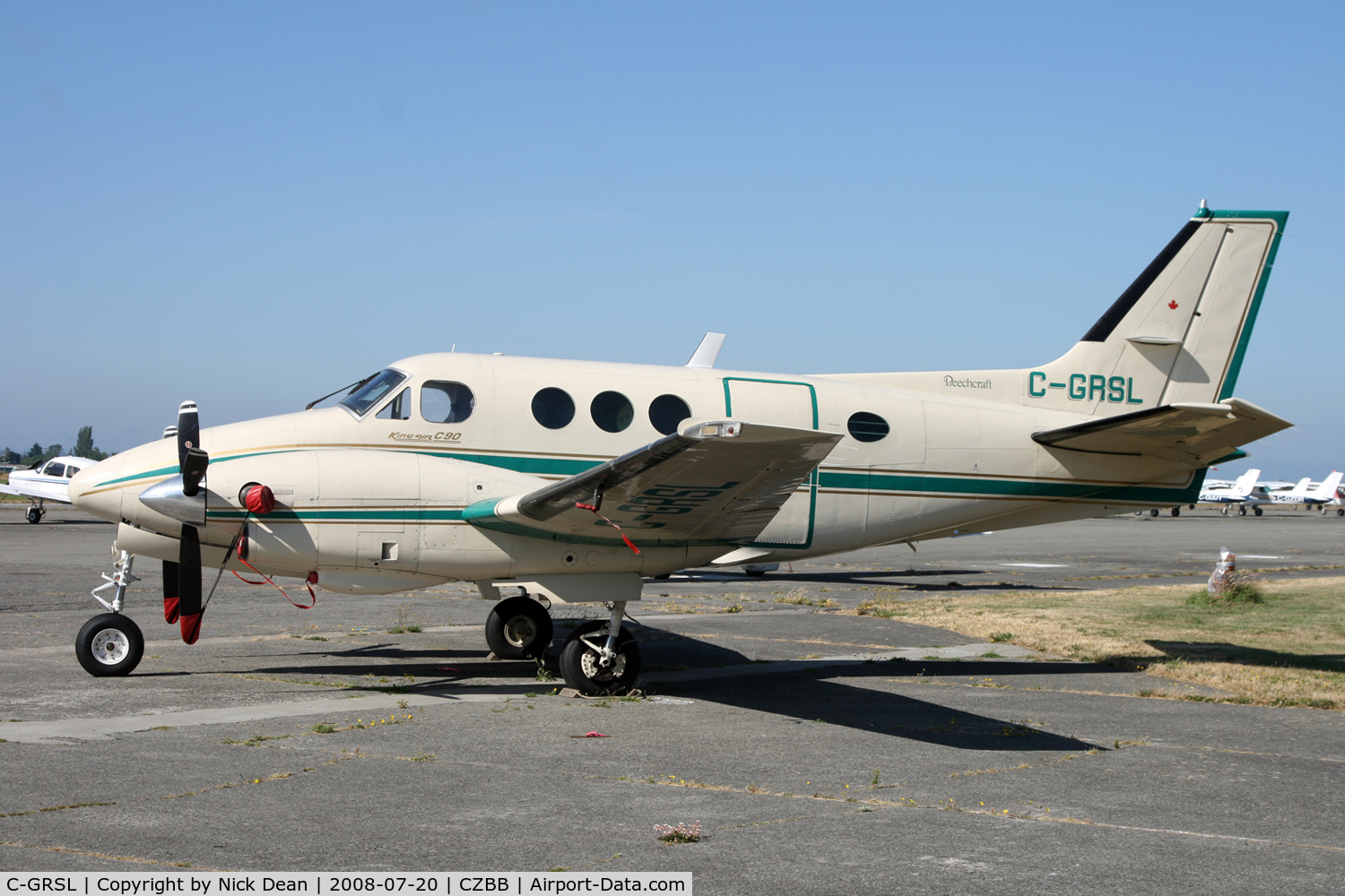 C-GRSL, 1974 Beech C90 King Air C/N LJ-609, Boundary Bay BC