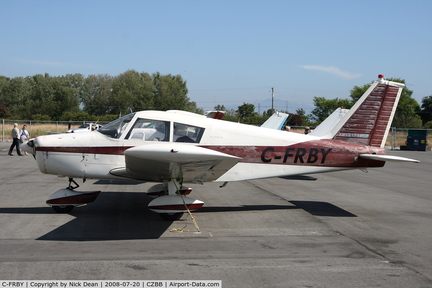 C-FRBY, 1965 Piper PA-28-140 Cherokee C/N 28-21250, Boundary Bay BC