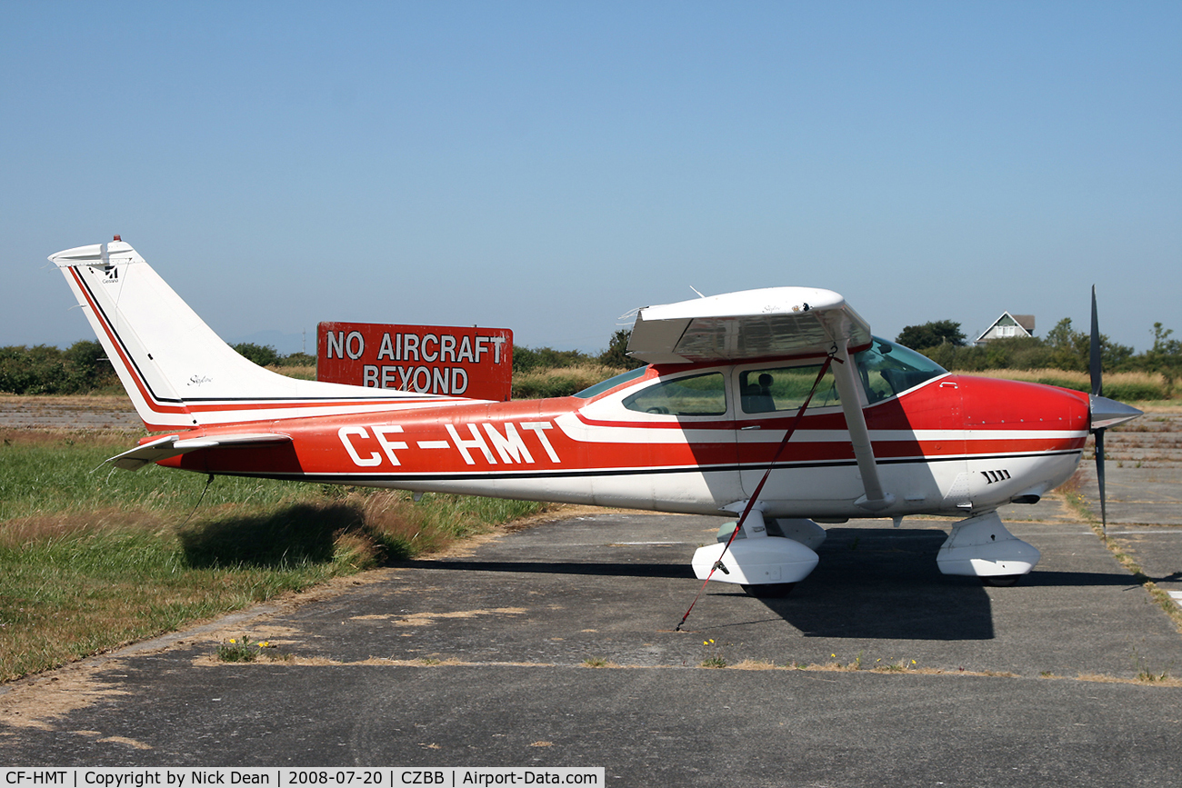 CF-HMT, 1974 Cessna 182P Skylane C/N 182-62730, Boundary Bay BC
