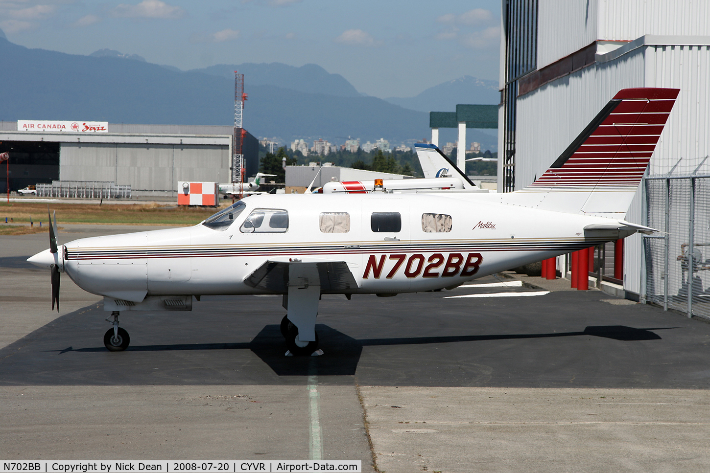 N702BB, 1985 Piper PA-46-310P Malibu C/N 46-8508042, /