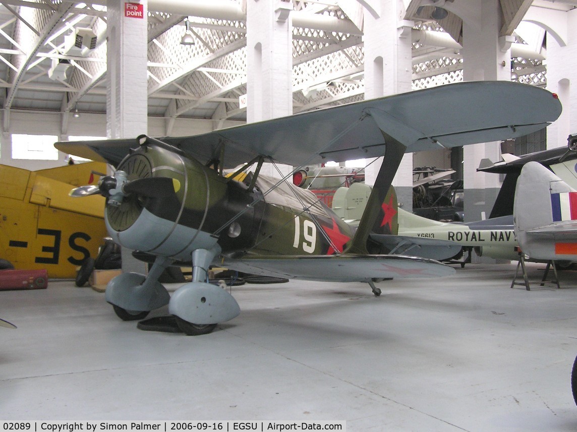 02089, Polikarpov I-15bis Replica C/N Not found 02089, Polikarpov at Duxford