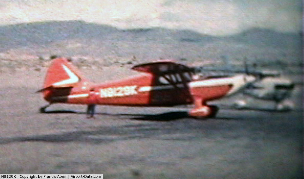 N8129K, 1947 Stinson 108-2 Voyager C/N 108-3129, Circa 1961, original paint scheme