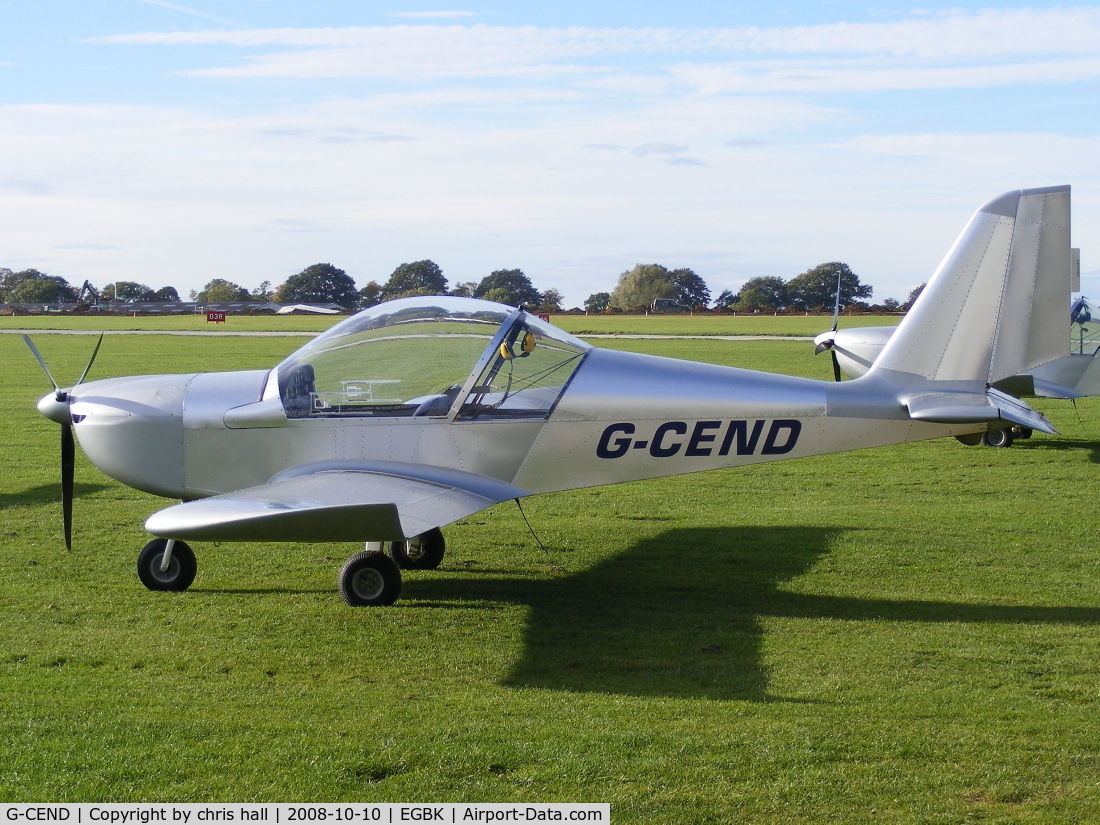 G-CEND, 2007 Cosmik EV-97 TeamEurostar UK C/N 2916, FLYLIGHT AIRSPORTS LTD