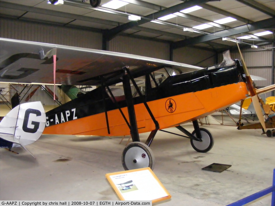 G-AAPZ, 1930 Desoutter MKI C/N D.25, The Shuttleworth Collection, Old Warden