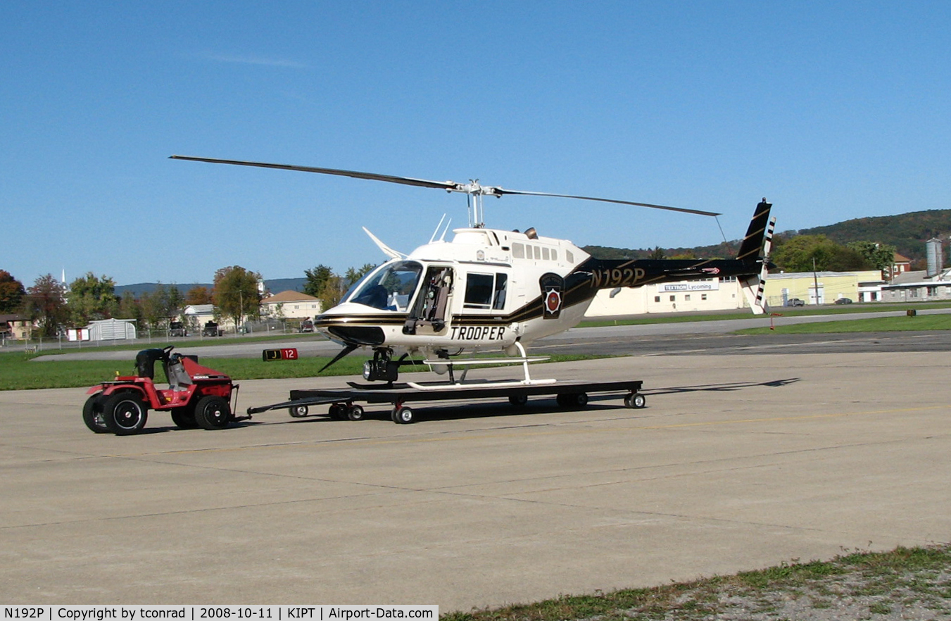 N192P, 1995 Bell 206B JetRanger III C/N 4336, at Williamsport