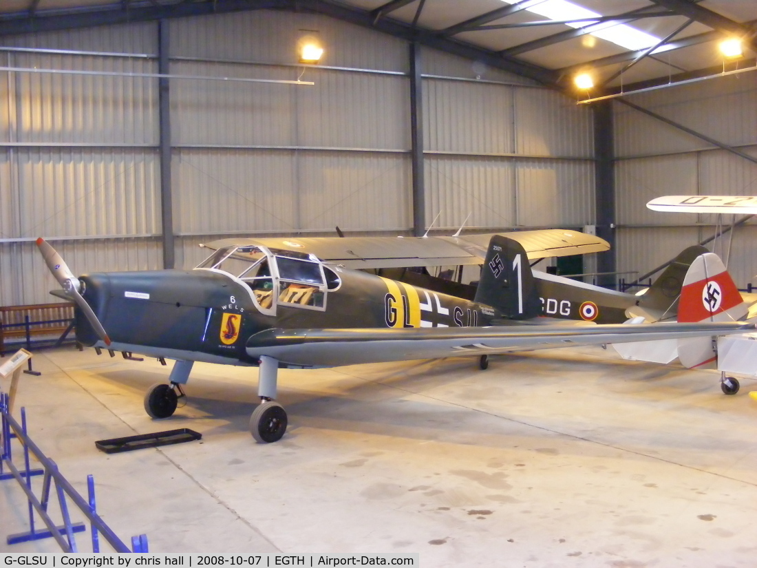 G-GLSU, 1945 Bucker Bu-181B-1 Bestmann C/N 25071, The Shuttleworth Collection, Old Warden