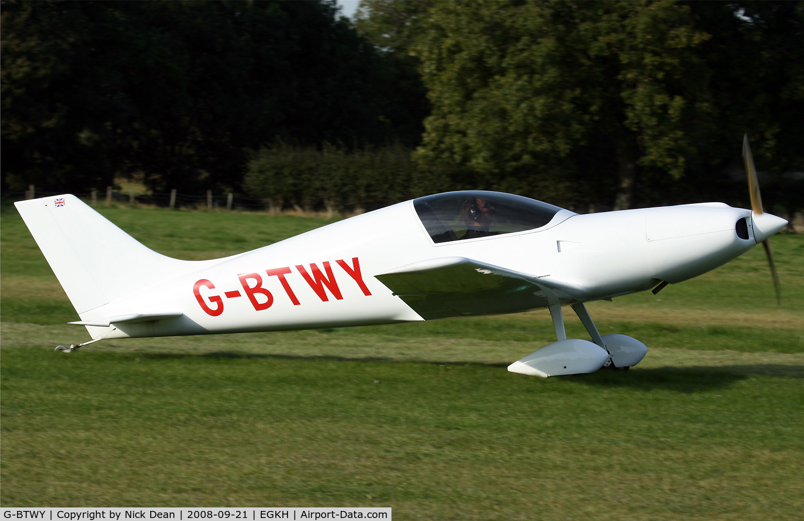 G-BTWY, 1994 Aero Designs Pulsar C/N PFA 202-12040, /