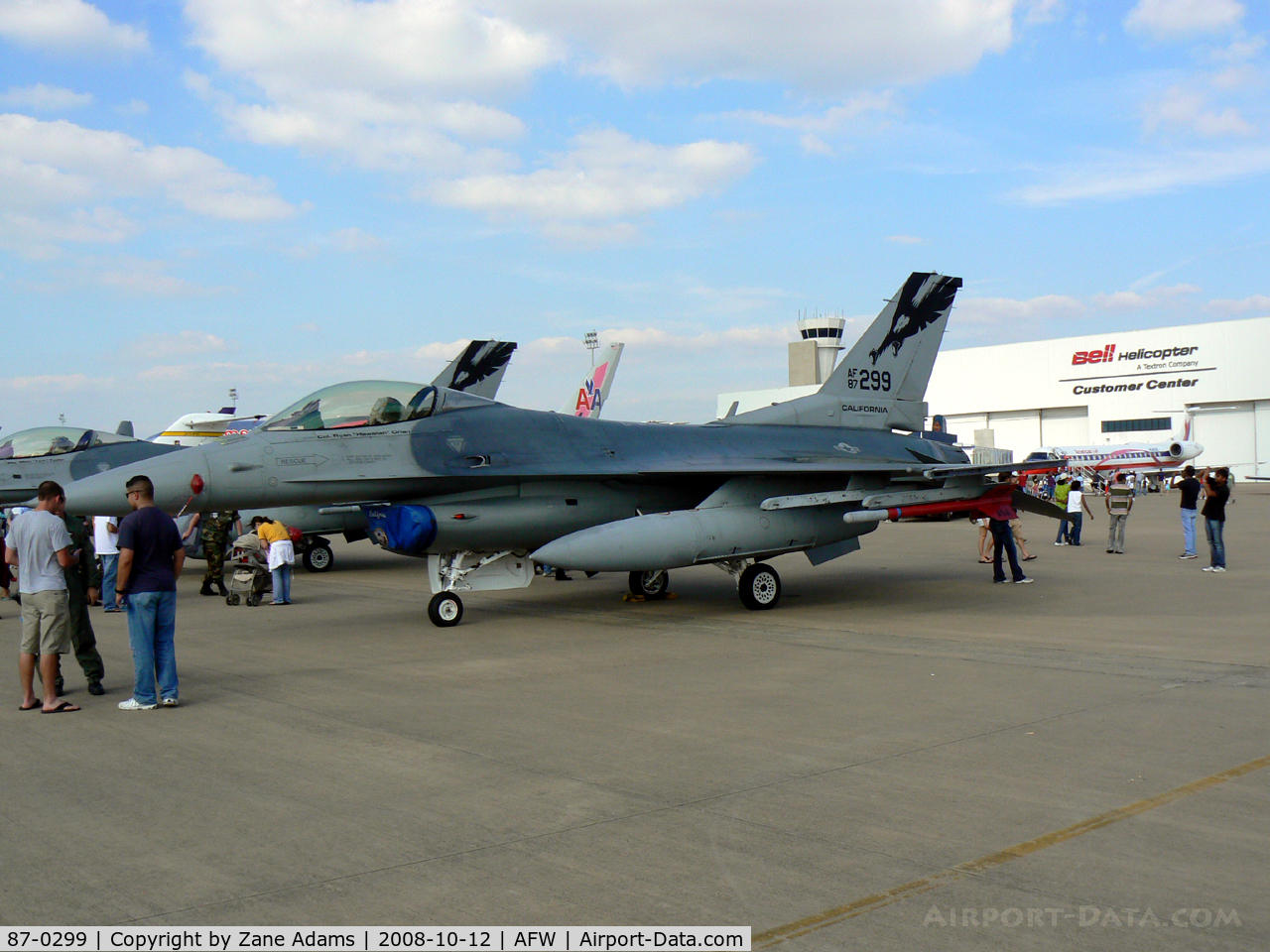 87-0299, 1987 General Dynamics F-16C Fighting Falcon C/N 5C-560, At the 2008 Alliance Airshow