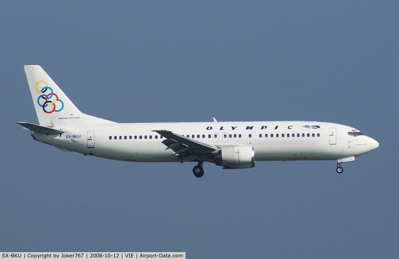 SX-BKU, 1992 Boeing 737-48E C/N 25764, Olympic Airlines Boeing 737-48E