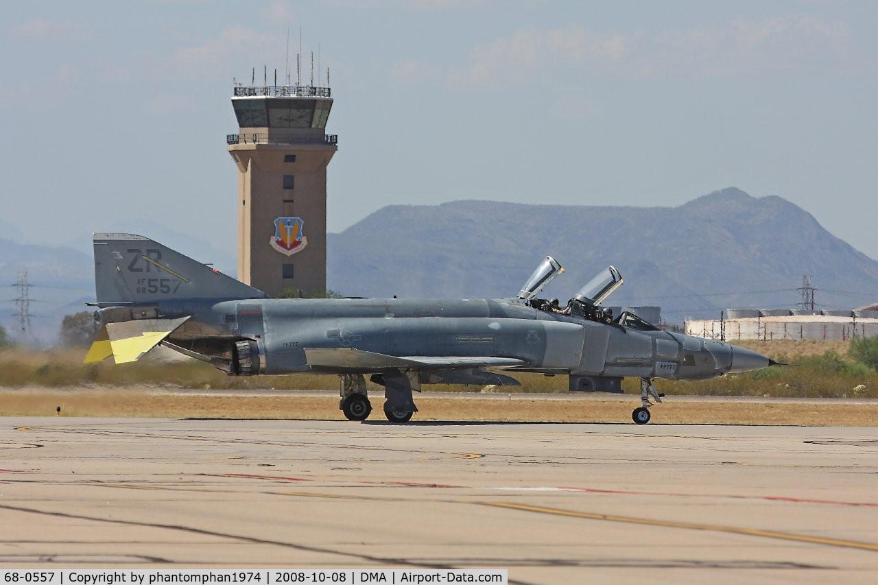 68-0557, 1968 McDonnell Douglas RF-4C Phantom II C/N 3398, Take at Phancon 2008 Davis Monthan, on test/training flight before going to BAE in Mojave