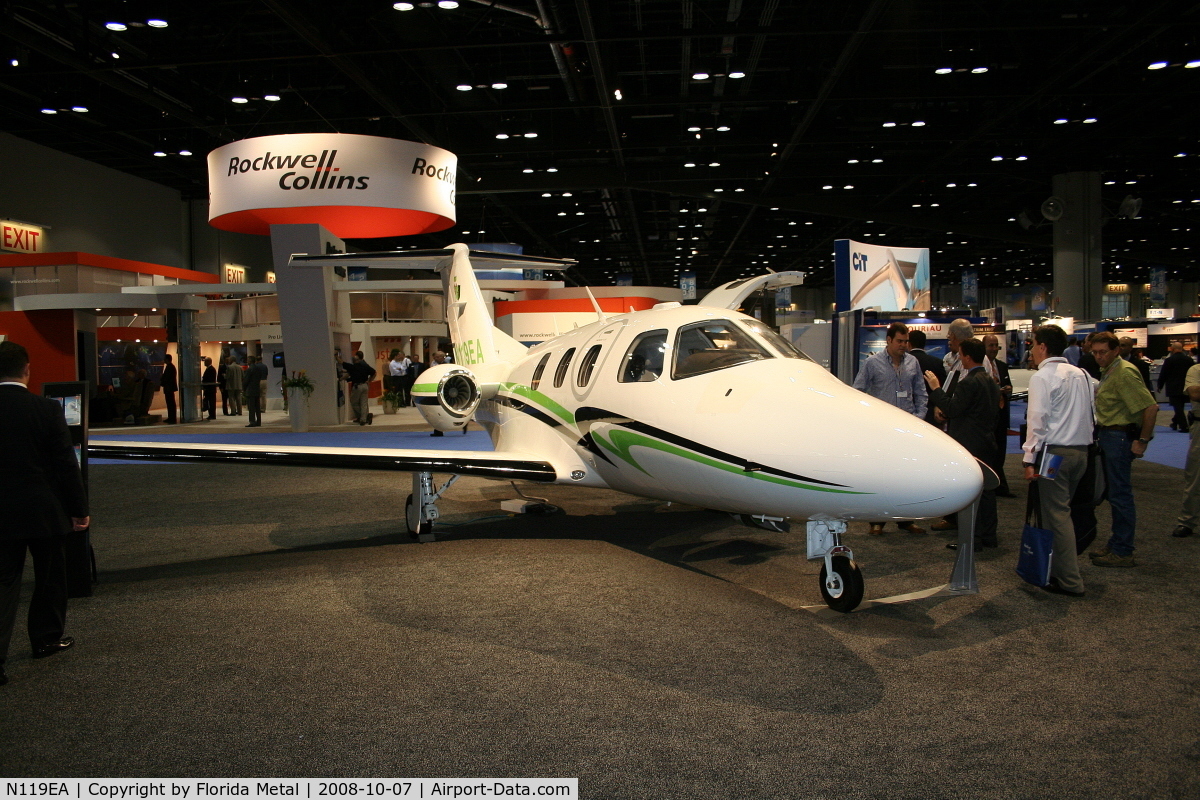 N119EA, 2008 Eclipse Aviation Corp EA500 C/N 000200, Eclipse EA500 at NBAA Convention Orlando