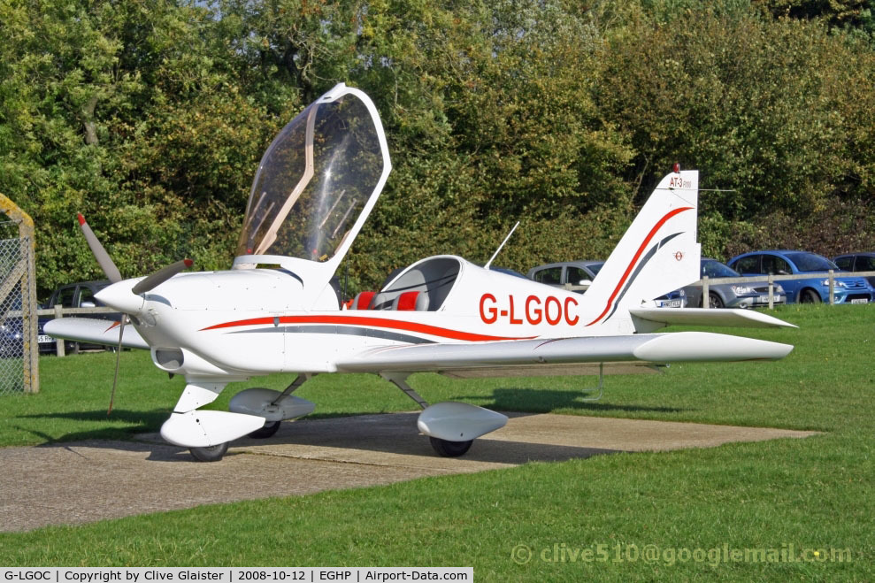 G-LGOC, 2007 Aero AT-3 R100 C/N AT3-020, Registered Owner: LONDON TRANSPORT FLYING CLUB LTD - LGOC is an acronym for London General Omnibus Company