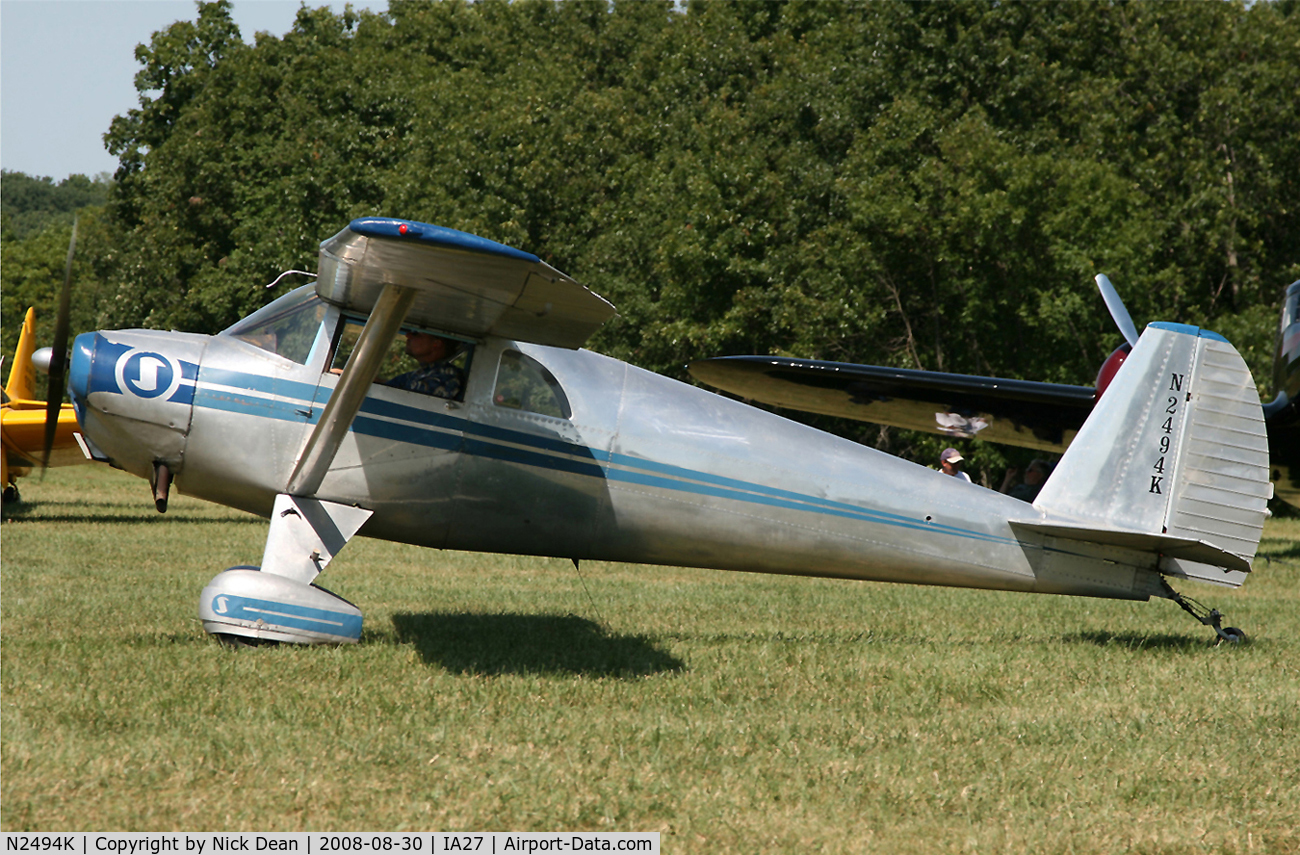 N2494K, 1947 Luscombe 8E Silvaire C/N 5221, /