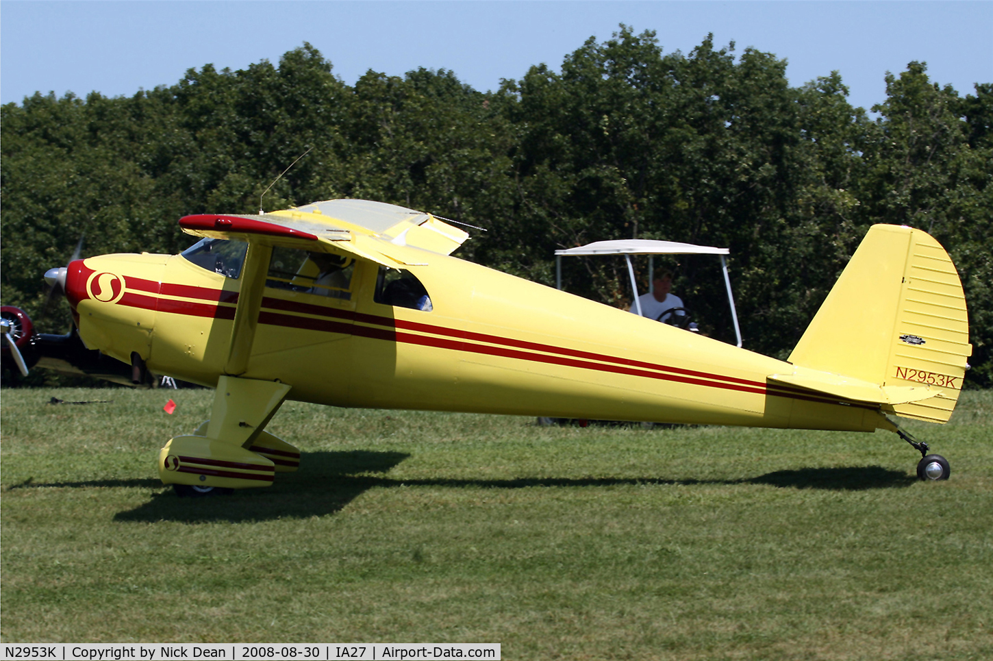 N2953K, 1947 Luscombe 8E Silvaire C/N 5680, /