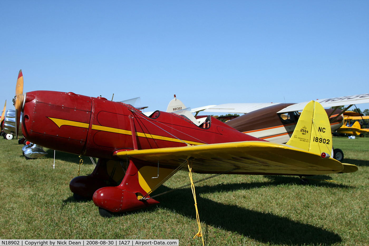N18902, 1938 Ryan Aeronautical ST-A C/N 198, /