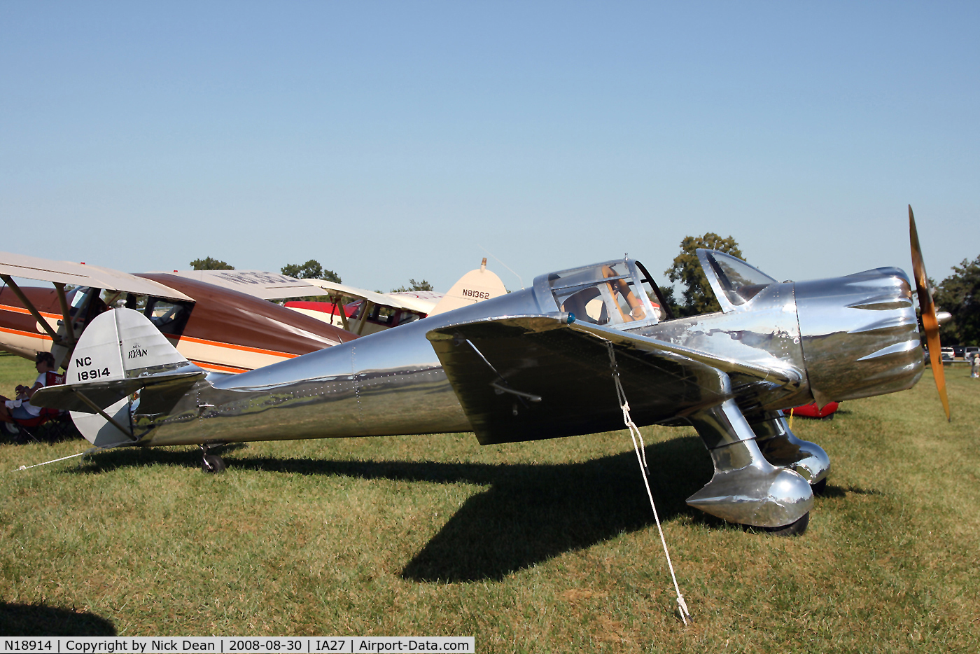 N18914, 1938 Ryan Aeronautical SCW-145 C/N 208, /