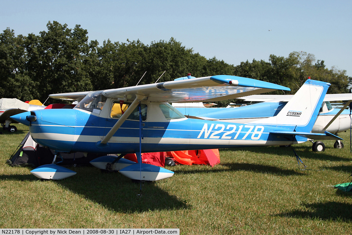 N22178, 1967 Cessna 150H C/N 15068118, /