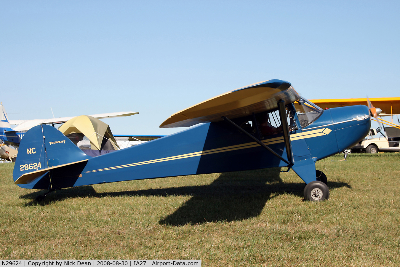 N29624, 1940 Taylorcraft BC-65 C/N 2466, /