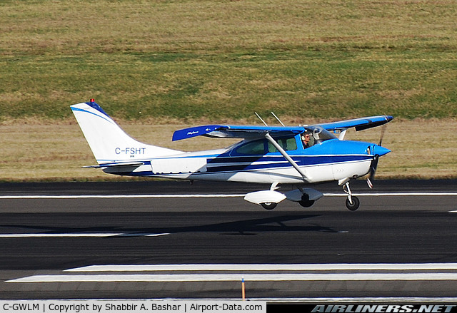 C-GWLM, 1965 Cessna 182H Skylane C/N 18256625, importation flight to Canada, before registration change