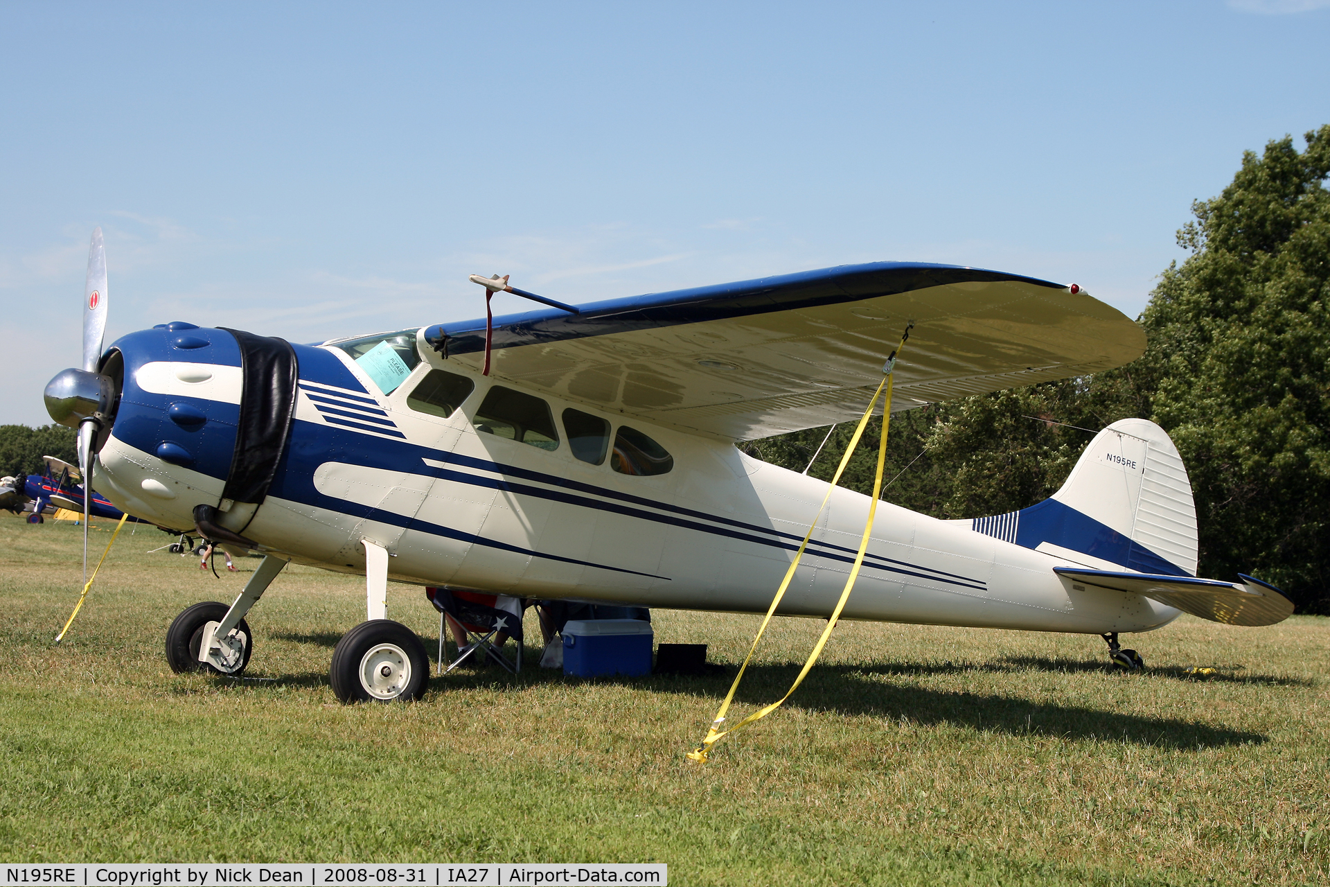 N195RE, 1952 Cessna 195B Businessliner C/N 7934, /