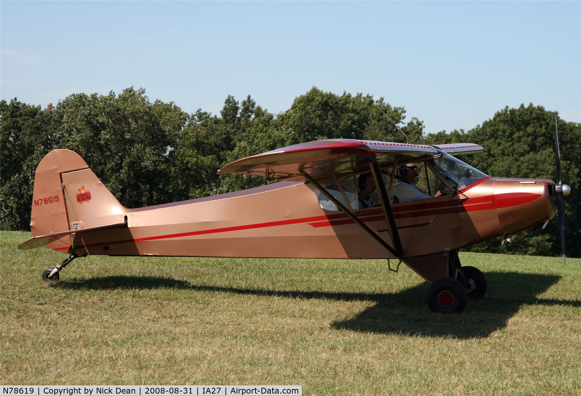 N78619, 1947 Piper PA-11 Cub Special C/N 11-1380, /