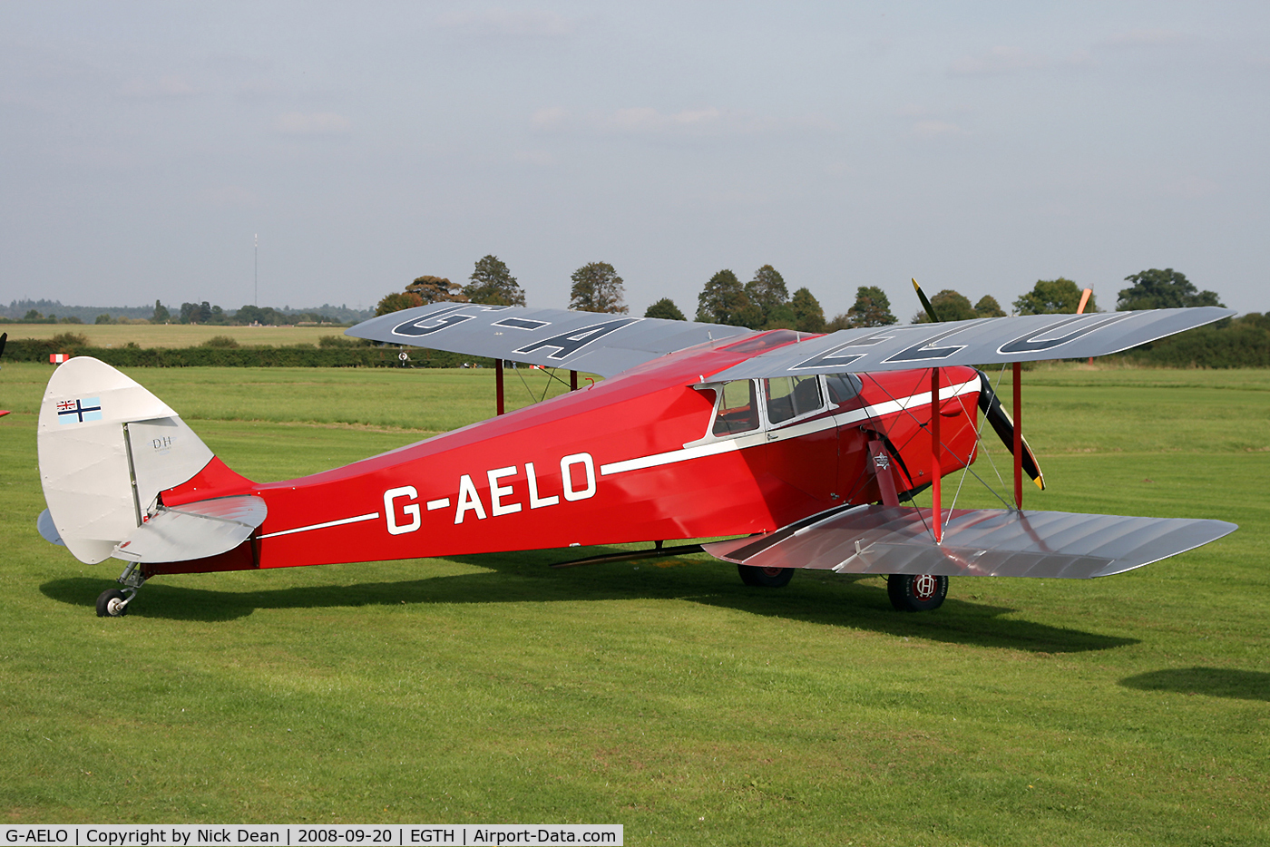 G-AELO, 1936 De Havilland DH.87B Hornet Moth C/N 8105, Old Warden