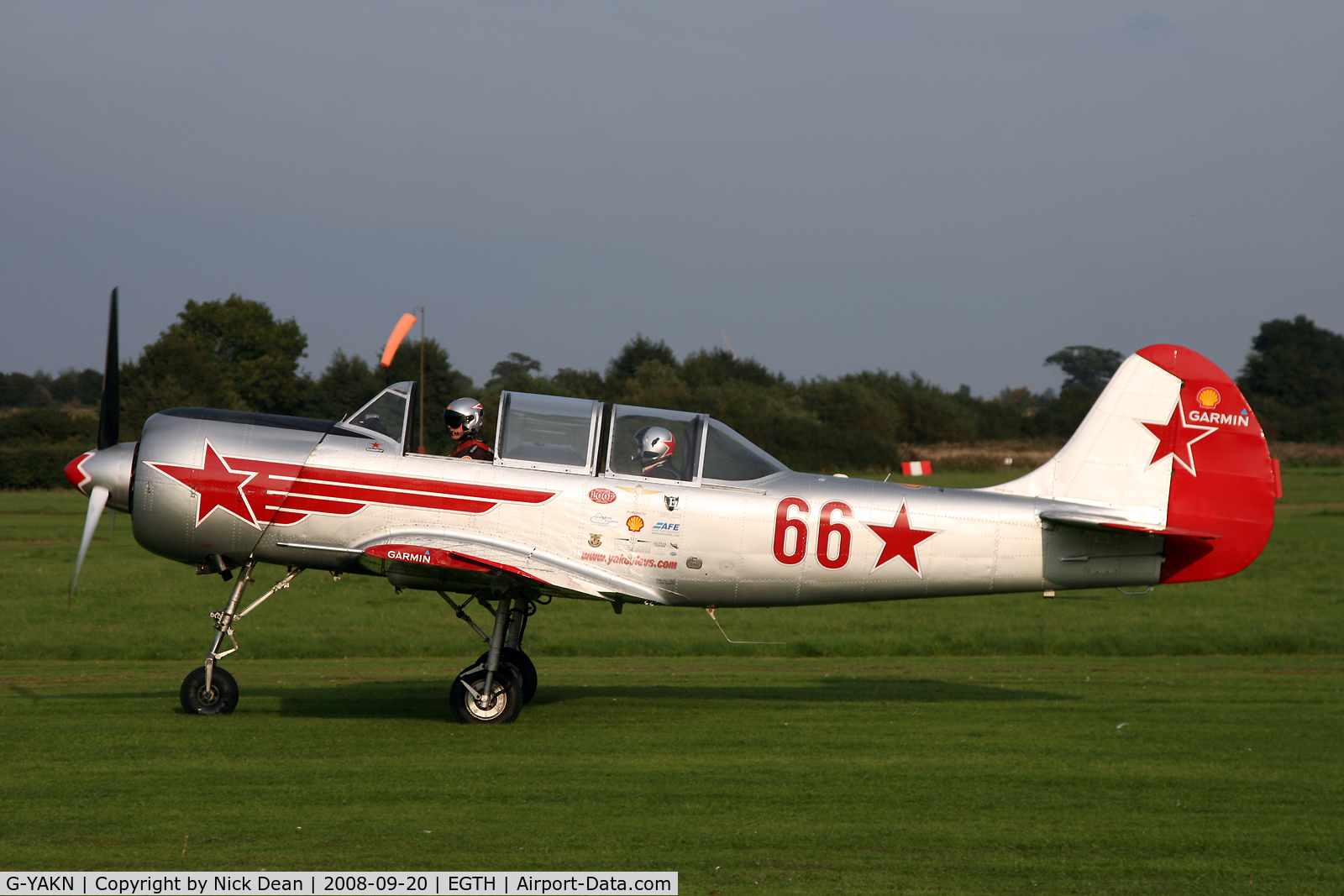 G-YAKN, 1985 Bacau Yak-52 C/N 855905, Old Warden