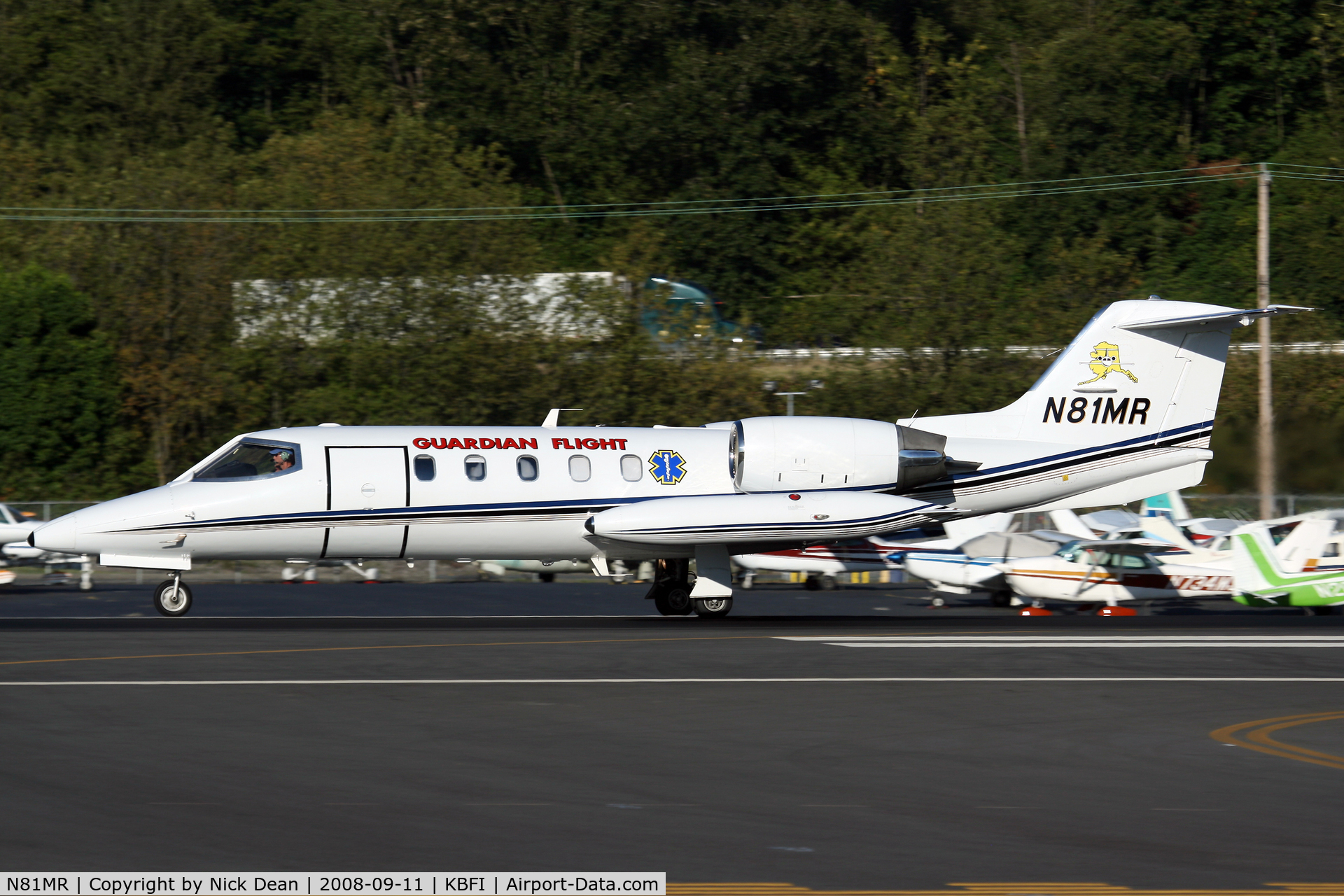 N81MR, 1986 Gates Learjet Corp. 35A C/N 622, KBFI