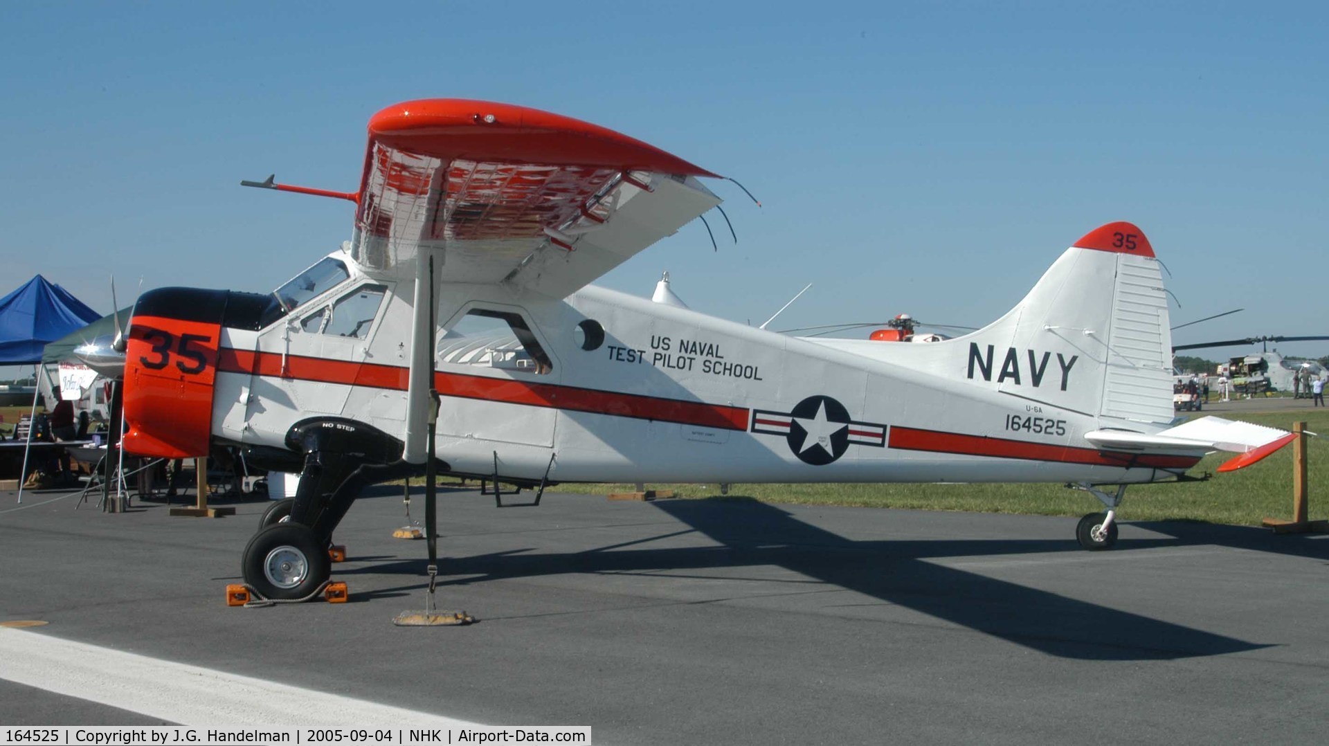164525, De Havilland Canada U-6A Beaver C/N 429/1275, red & white 2005