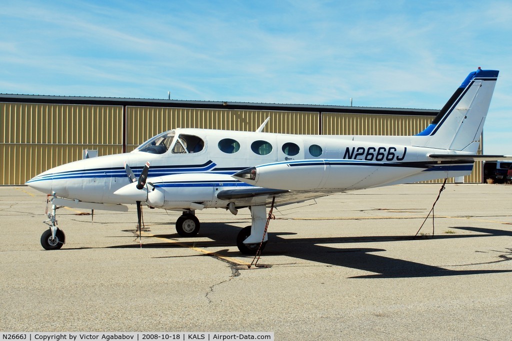 N2666J, Cessna 340A C/N 340A0718, At Alamosa