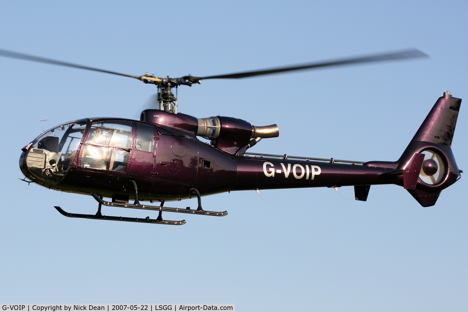 G-VOIP, 1979 Westland SA-341D Gazelle HT3 C/N WA1792, /