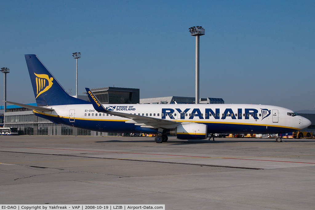 EI-DAO, 2003 Boeing 737-8AS C/N 33550, Ryanair Boeing 737-800