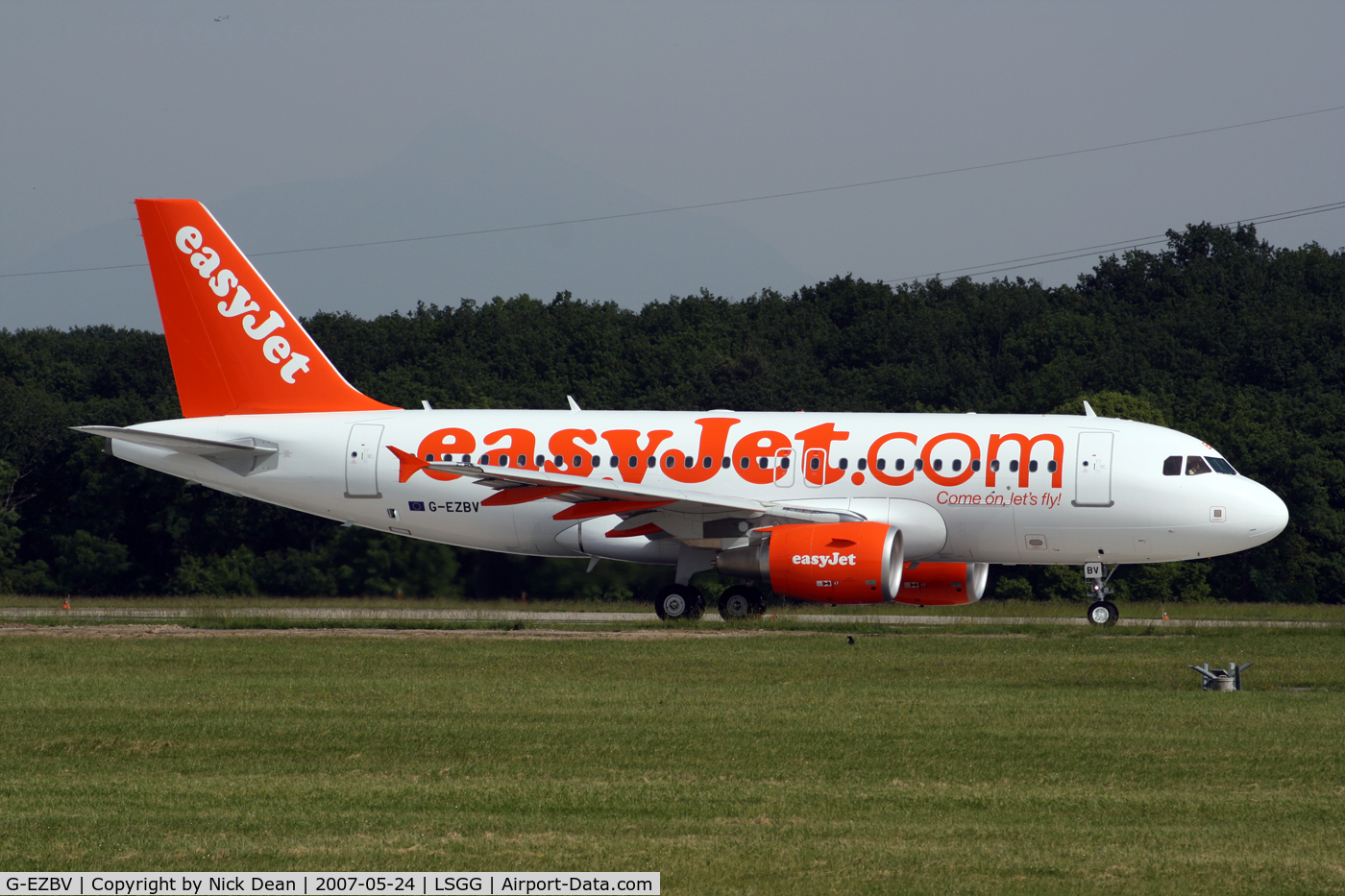 G-EZBV, 2007 Airbus A319-111 C/N 3122, /