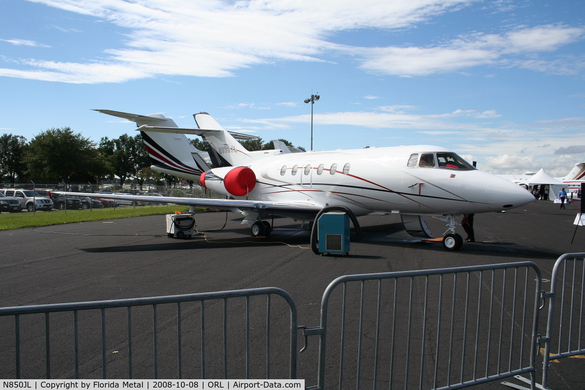 N850JL, 2001 Raytheon Hawker 800XP C/N 258548, Hawker 800